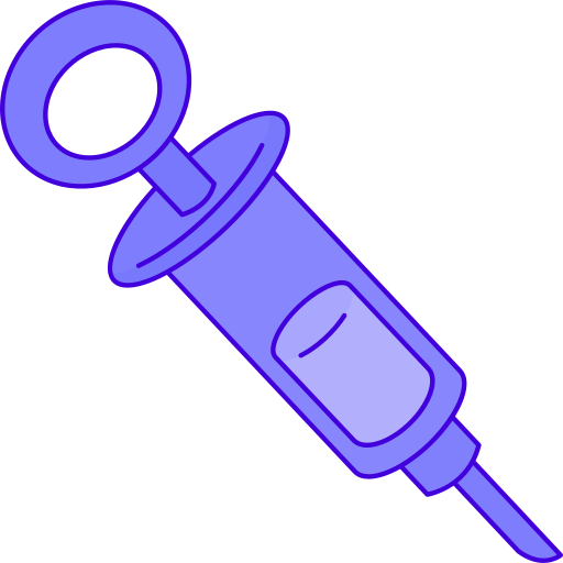 Syringe Generic Thin Outline Color Icon