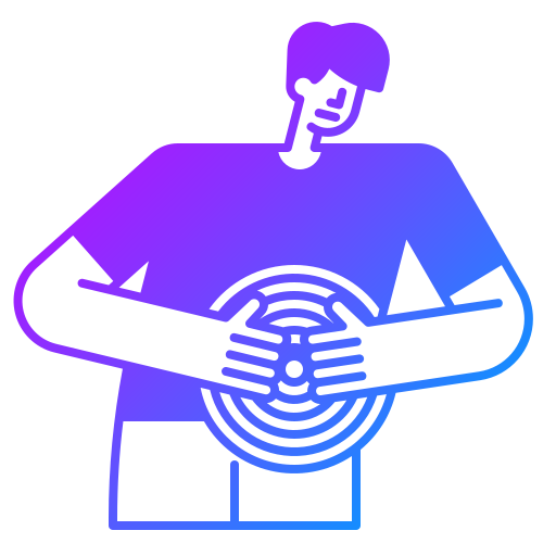 Stomachache free icon Stomachache free icon