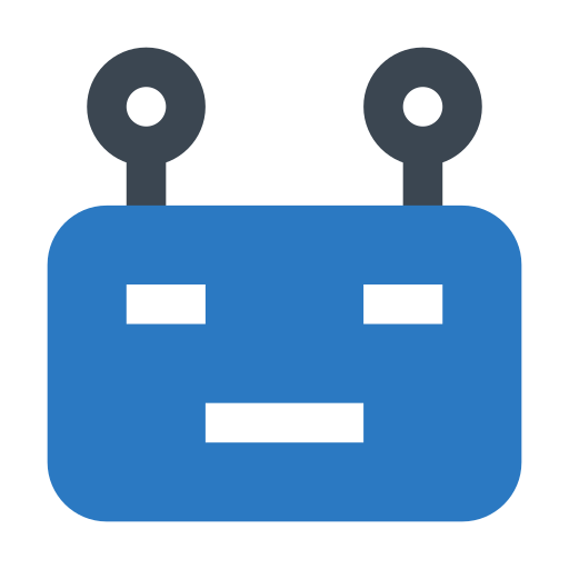 Robot Generic Blue icon