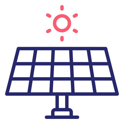 panel solar icono gratis