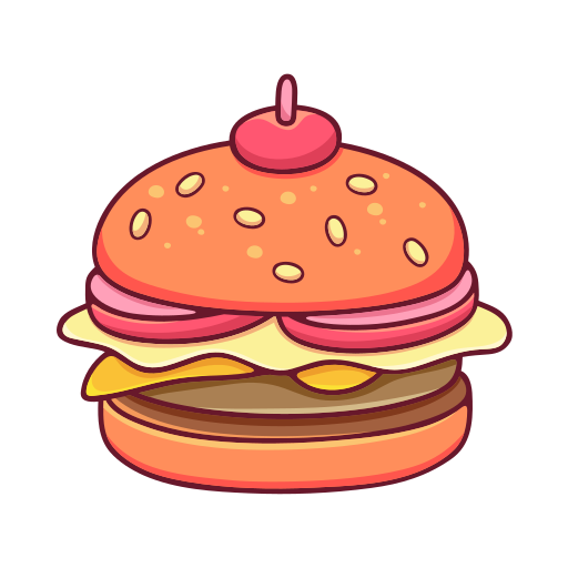 Burger Stickers - Free food and restaurant Stickers