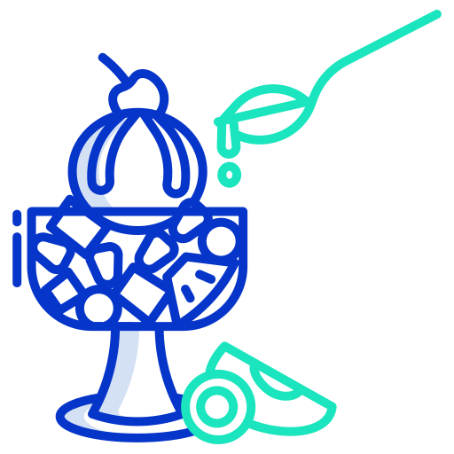 ensalada de frutas icono gratis