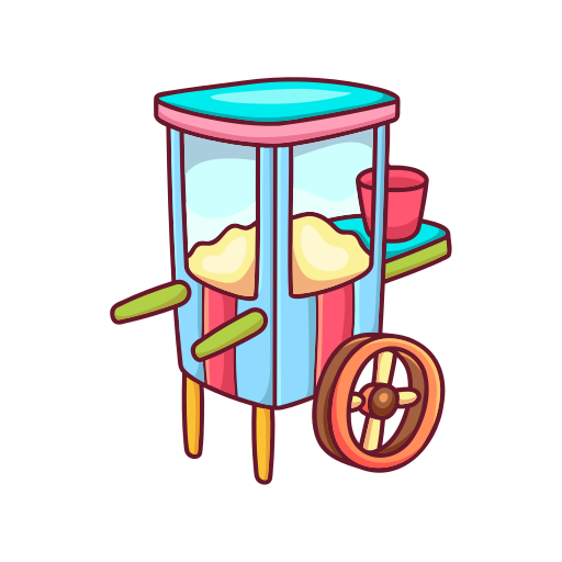 Pop corn free sticker Pop corn free sticker