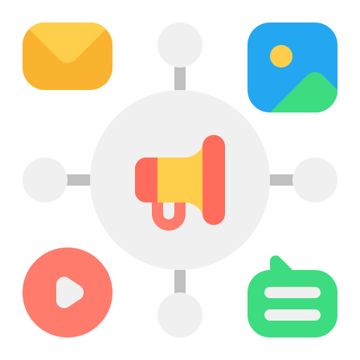 Digital marketing free icon Digital marketing free icon