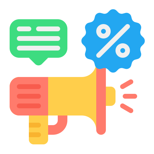 promoción icono gratis