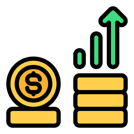 ganancia icono gratis