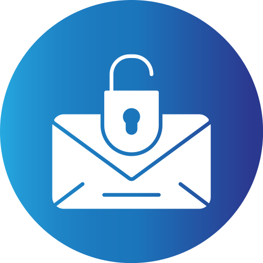 Mail Generic Blue icon