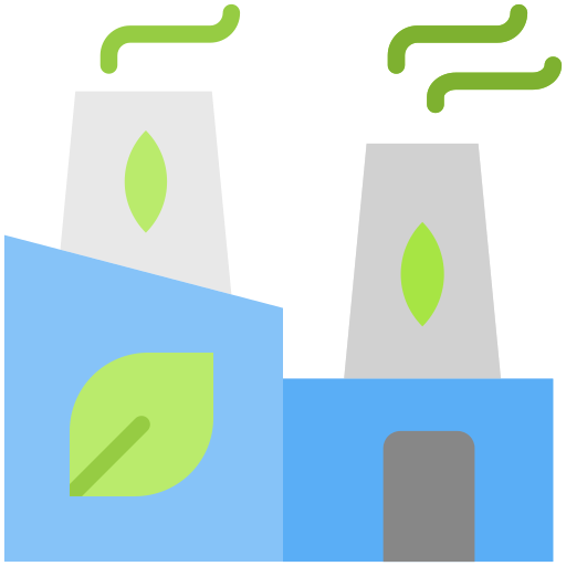 Green factory free icon Green factory free icon