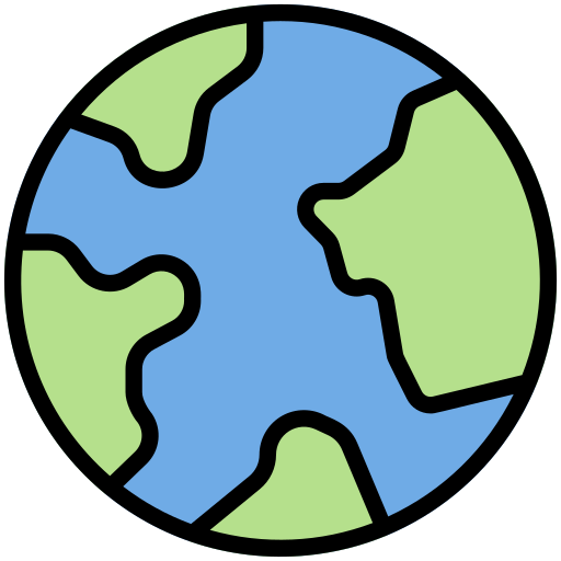 Earth Generic Outline Color icon