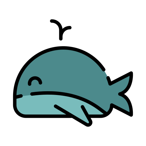 Whale free icon Whale free icon