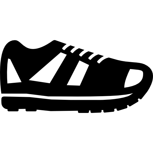 zapatos para correr icono gratis