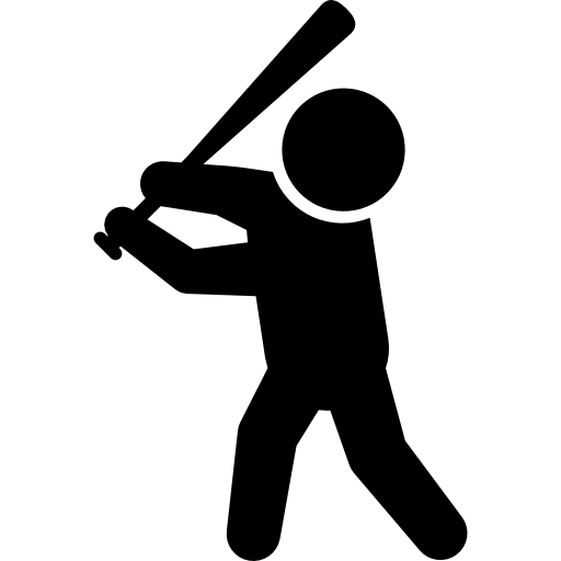 Bate De Béisbol Iconos Gratis De Deportes 