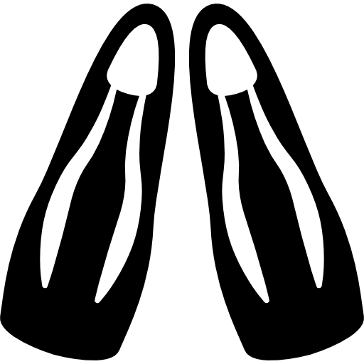 dos aletas icono gratis dos aletas icono gratis