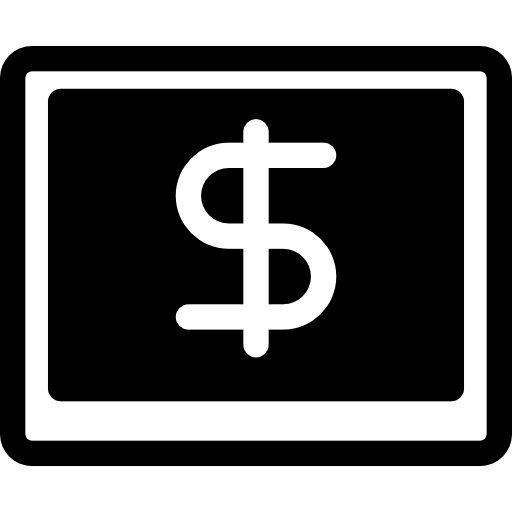 ipad de inversión icono gratis