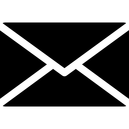Enveloppe noire - Icônes la mise en réseau gratuites