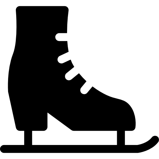 Left Ice Skate Boot - Free icons