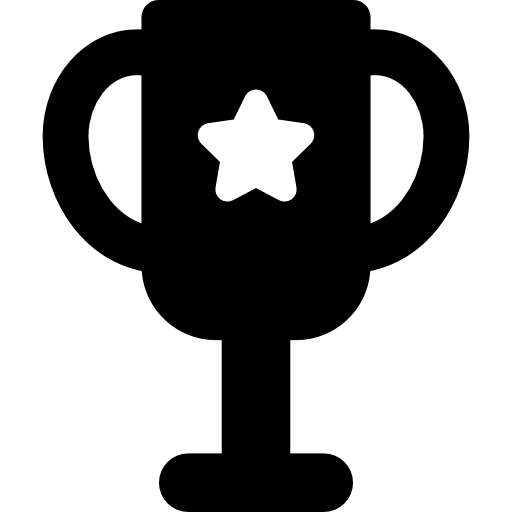 copa estrella icono gratis