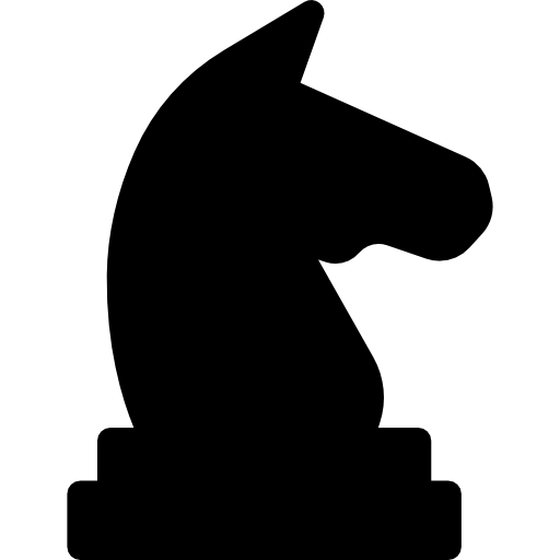 cavalo xadrez peça vetor ícone 21685595 Vetor no Vecteezy