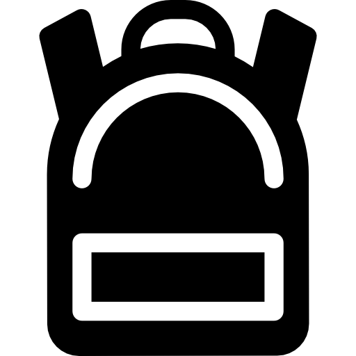 School Book Bag free icon