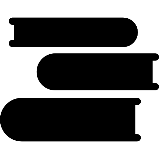 tres libros icono gratis