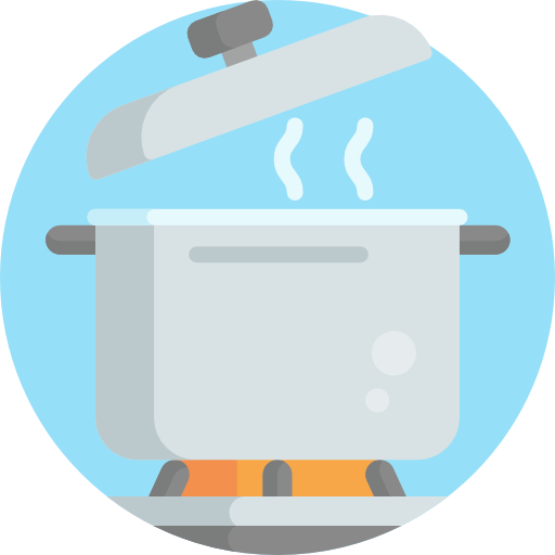 Saucepan Detailed Flat Circular Flat icon