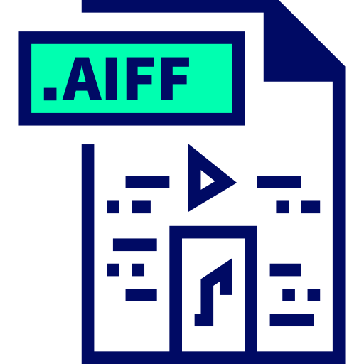 aiff icono gratis