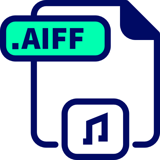 aiff icono gratis