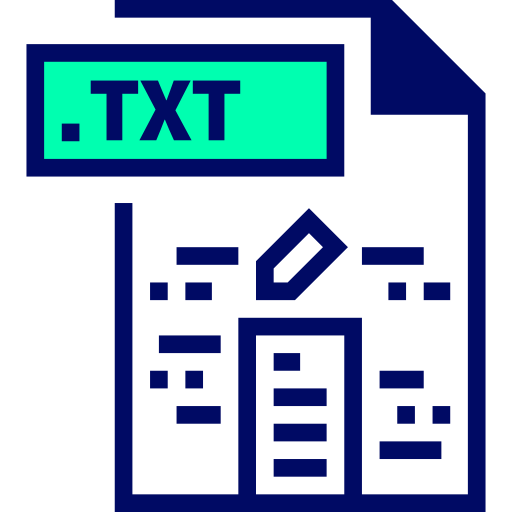 txt icono gratis