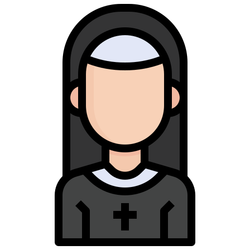 monja icono gratis