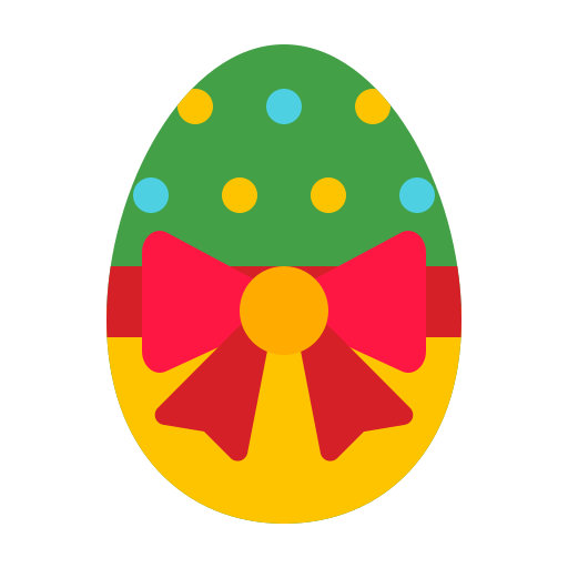 el huevo de pascua icono gratis