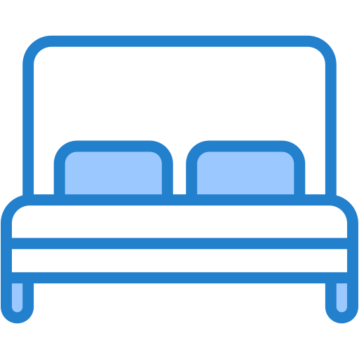 Bed free icon Bed free icon