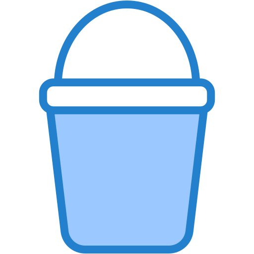 Bucket Generic Blue icon