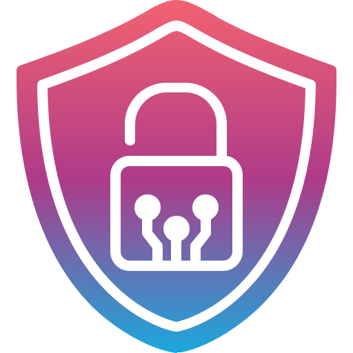 seguridad de datos icono gratis