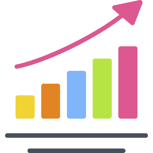 Growth chart Generic Flat icon