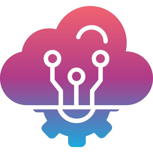 computación en la nube icono gratis
