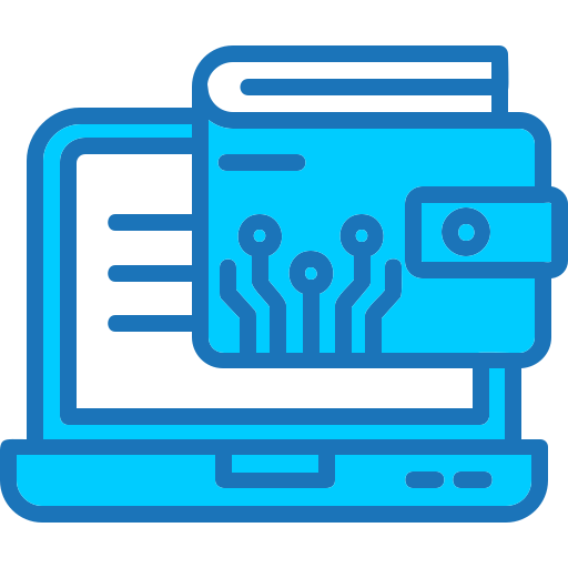 billetera electrónica icono gratis