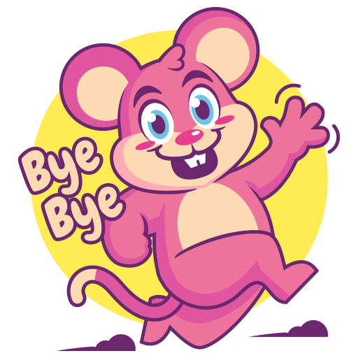 Bye free sticker Bye free sticker