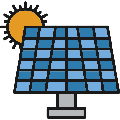 panel solar icono gratis