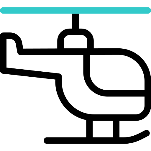 helicóptero icono gratis