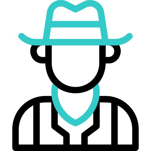 Cowboy Basic Accent Outline Icon