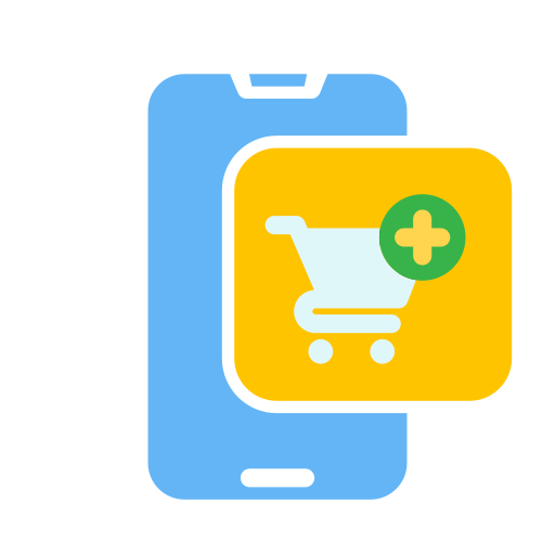 shopping en ligne Icône gratuit
