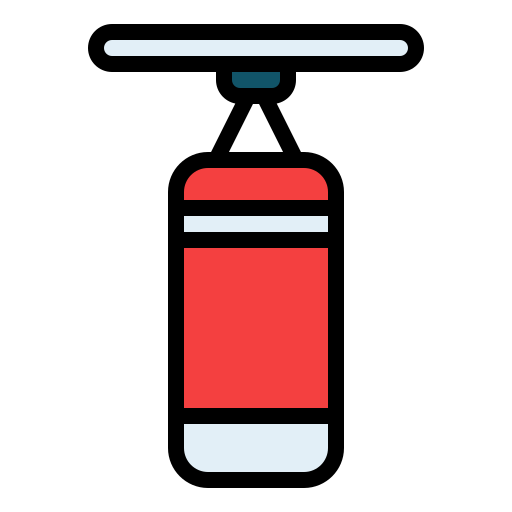 Punching bag free icon