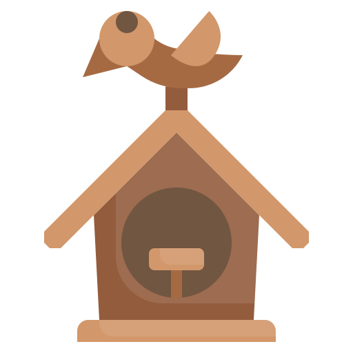 casa de pájaros icono gratis