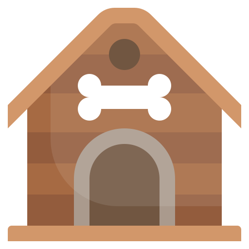 casa de perro icono gratis