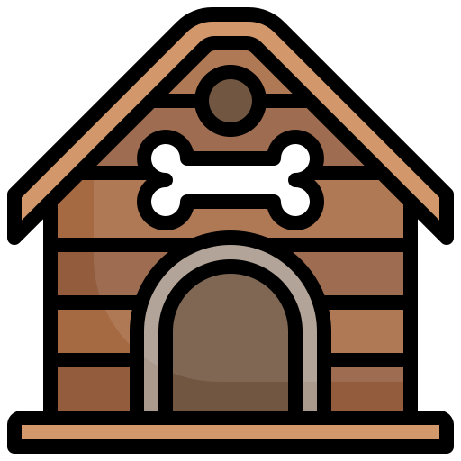 casa de perro icono gratis