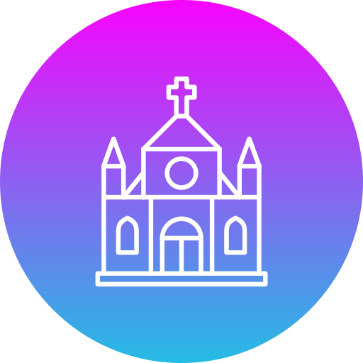 Church Generic Flat Gradient icon