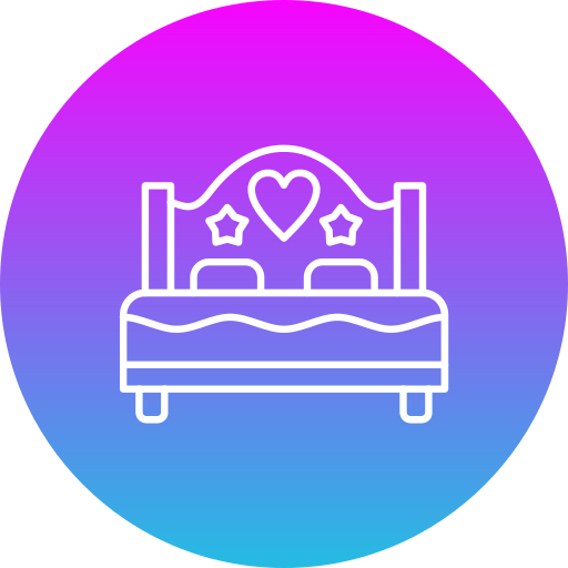 cama matrimonial icono gratis