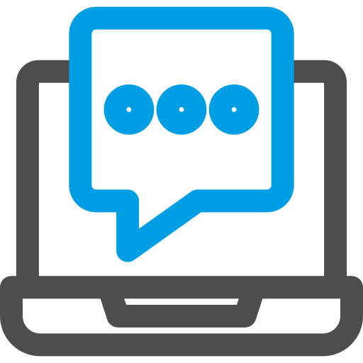 Chat Generic Outline Color icon