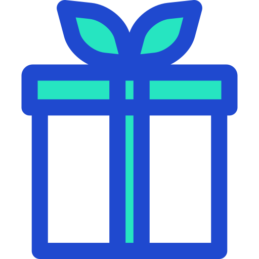 caja de regalo icono gratis