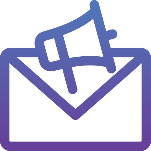correo de propaganda icono gratis